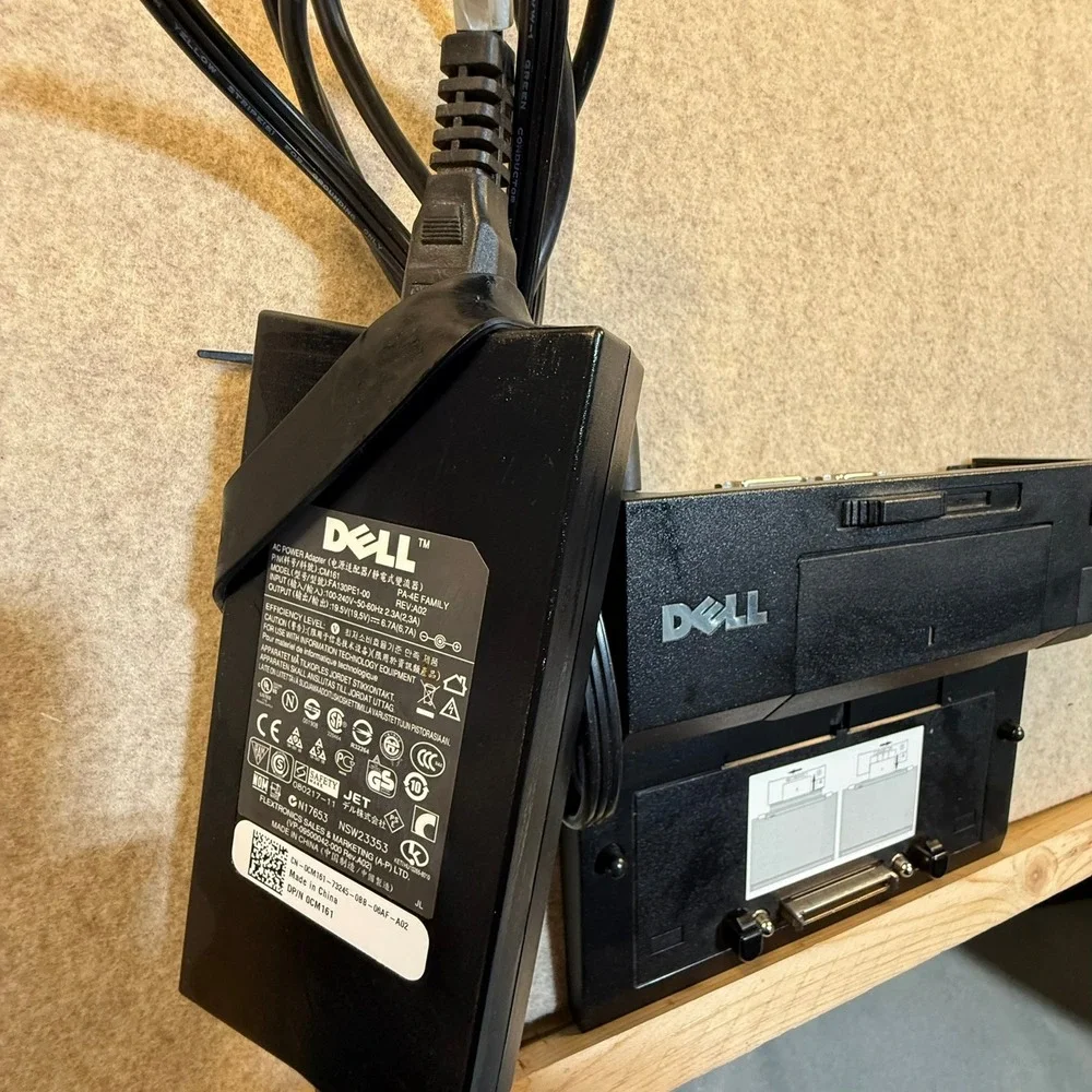 Dell E-Port Replicator PR03X Docking Station with 130W AC Adapter PA-4E CM161